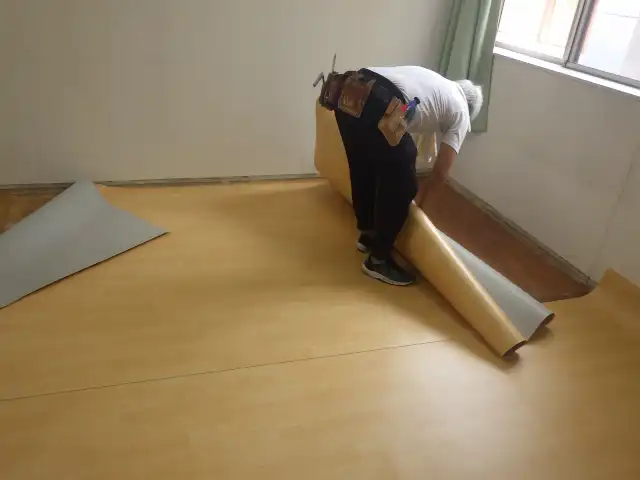 長尺シート貼替