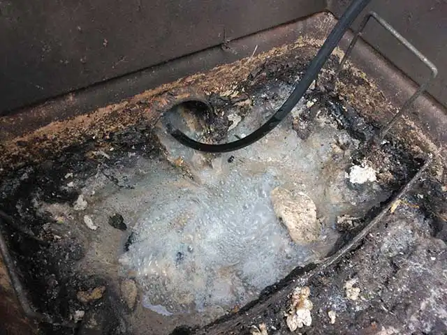 グリストラップ管内洗浄