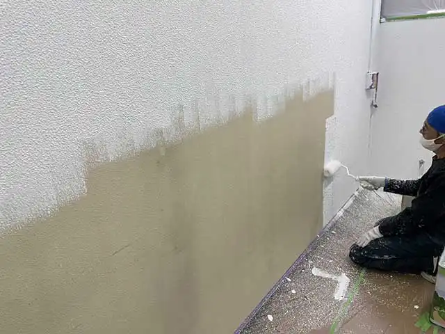 病室内壁面塗装